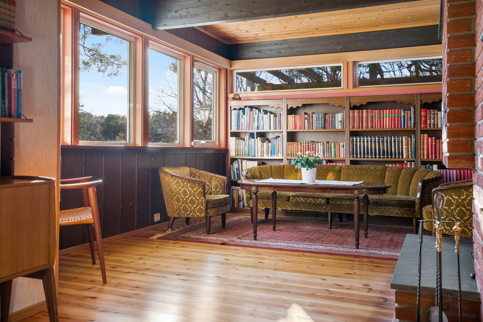 Biblioteket, kanskje ett fjerde soverom. Galleribilde