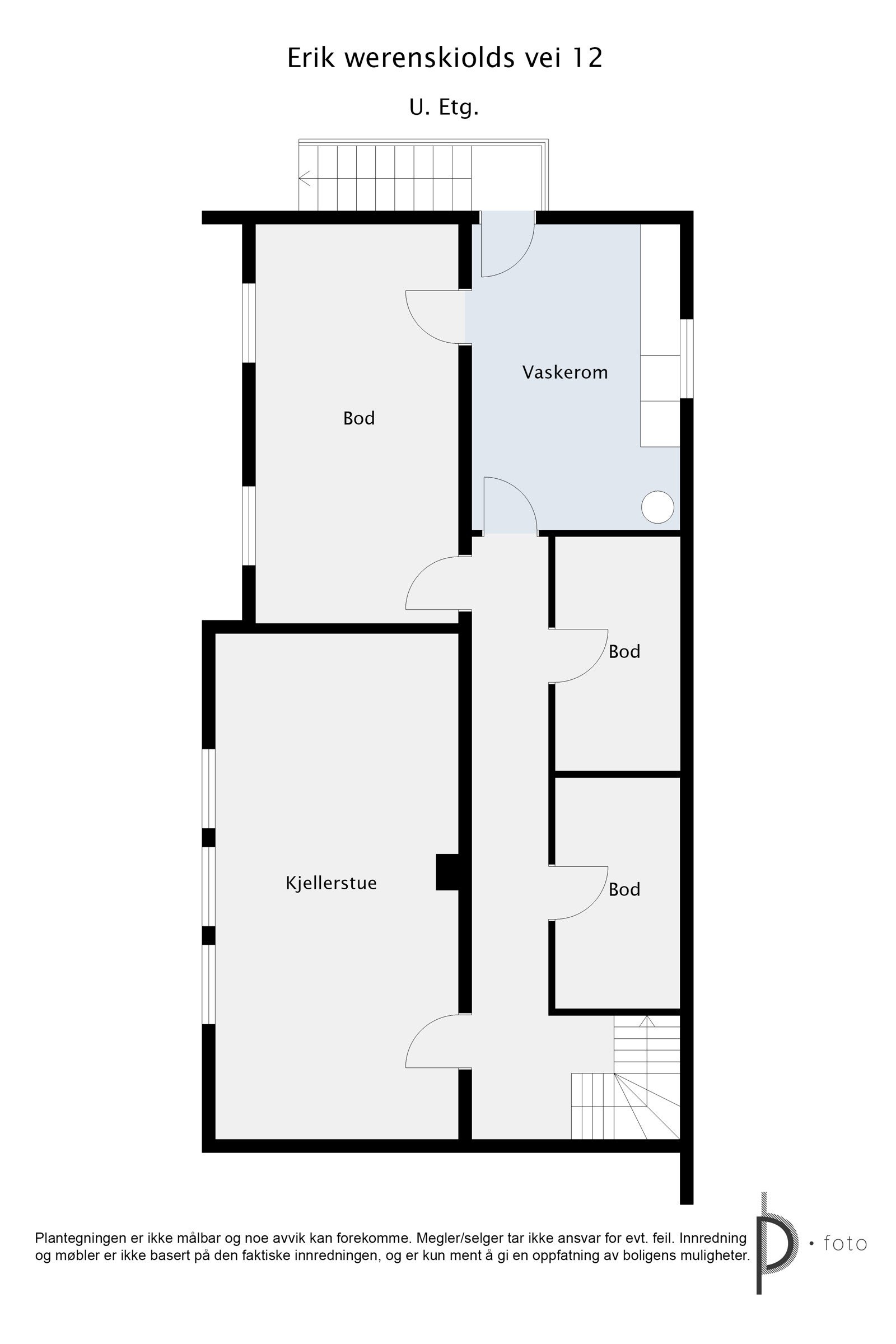 Proaktiv - Plantegning u-etg Galleribilde