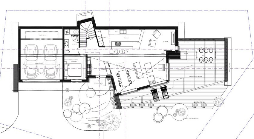 Det medfølger tegninger på hytte som har fått rammetillatelse. Galleribilde
