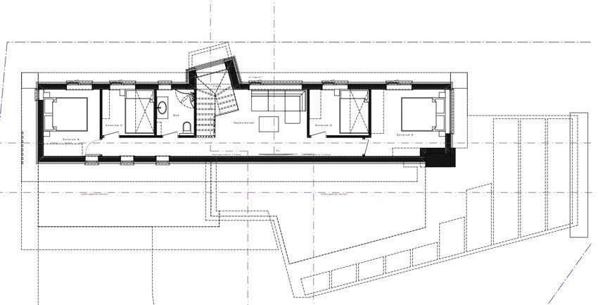 Det medfølger tegninger på hytte som har fått rammetillatelse. Galleribilde