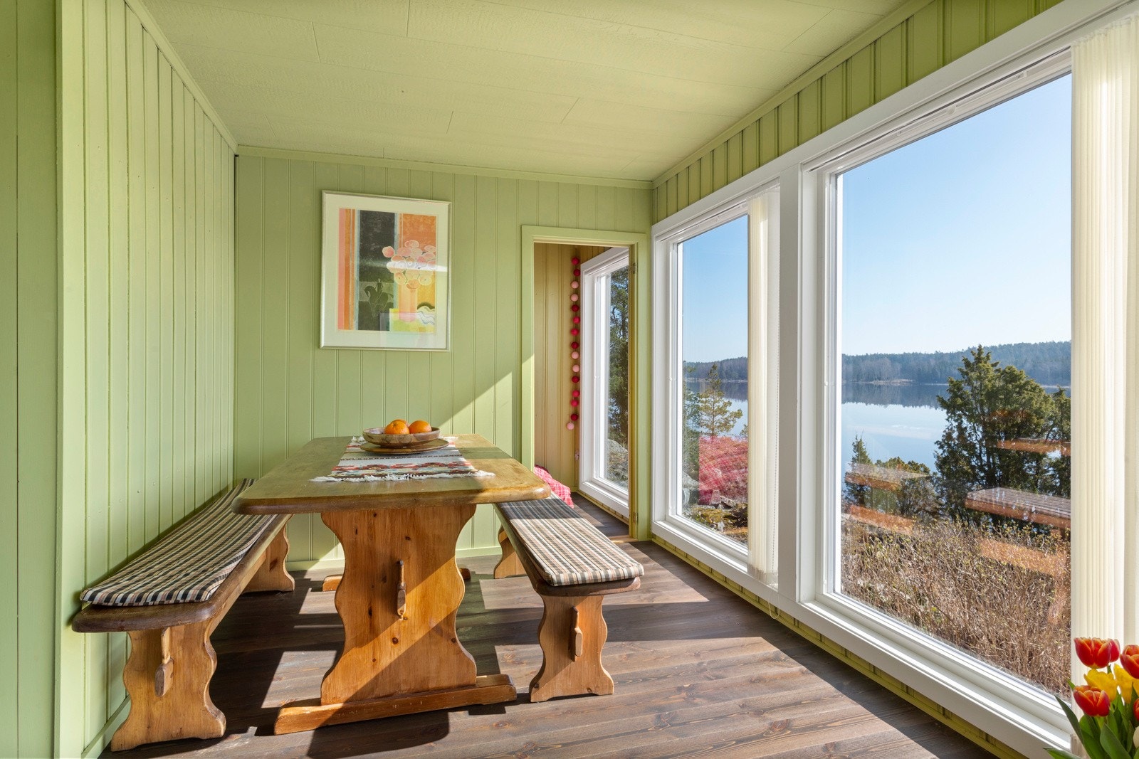 Her har du fantastisk utsikt mot vannet. Galleribilde