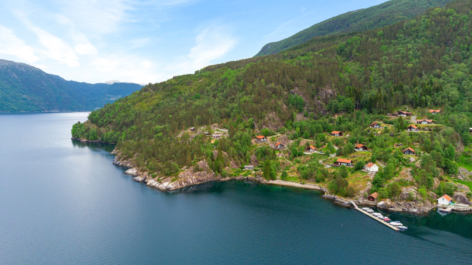 Vikeneset hyttefelt ved idylliske Hylsfjorden Galleribilde