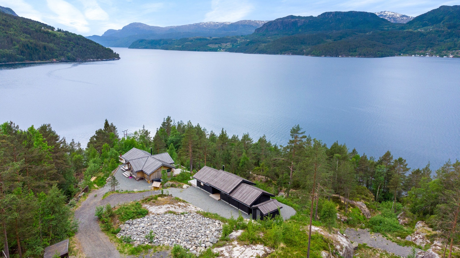 Fantastiskt utsikt, flott natur, stille og fredlig Galleribilde