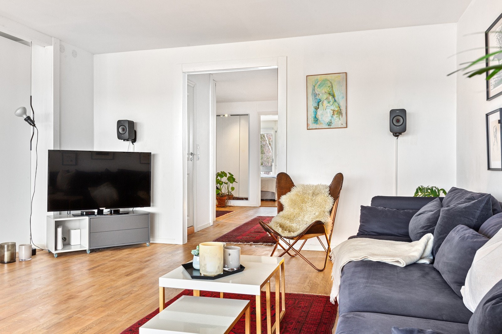 Stuen har uttak til kabel-tv. Galleribilde