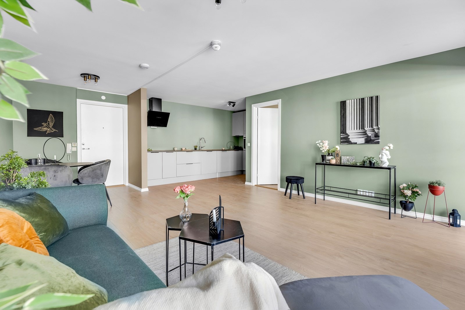 Stuen fremstår som delikat og luftig. Galleribilde