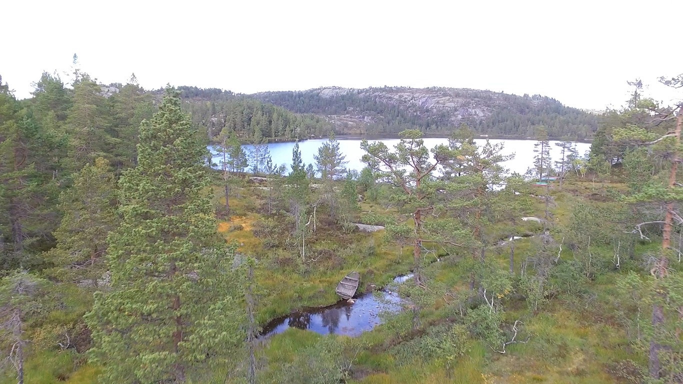 Idylliske Gautefall Panorama Galleribilde