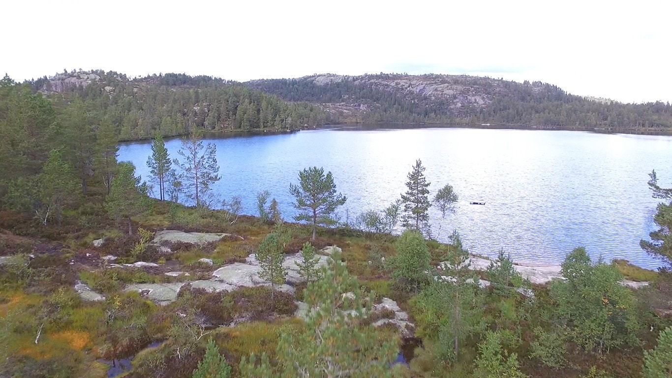 Idylliske Gautefall Panorama Galleribilde