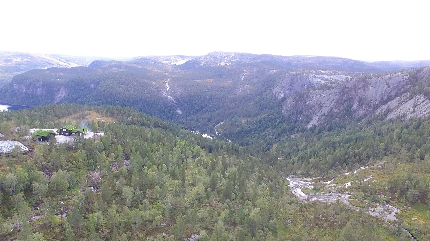 Idylliske Gautefall Panorama Galleribilde