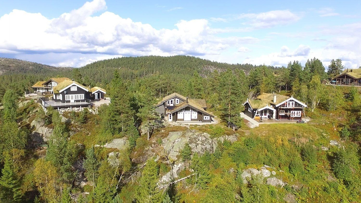 Hytter fra oss på Gautefall Panorama Galleribilde