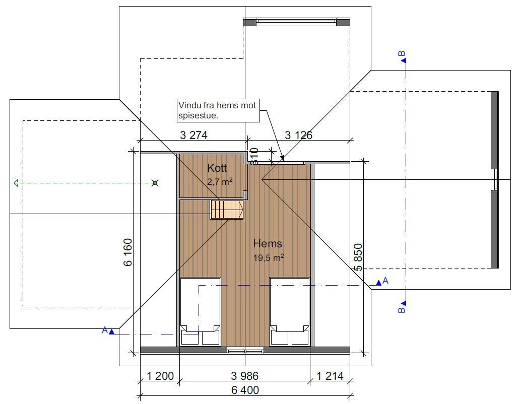 Hemsplan som kan tilpasses dine ønsker (kostnadsfri tegnetilpasning) Galleribilde