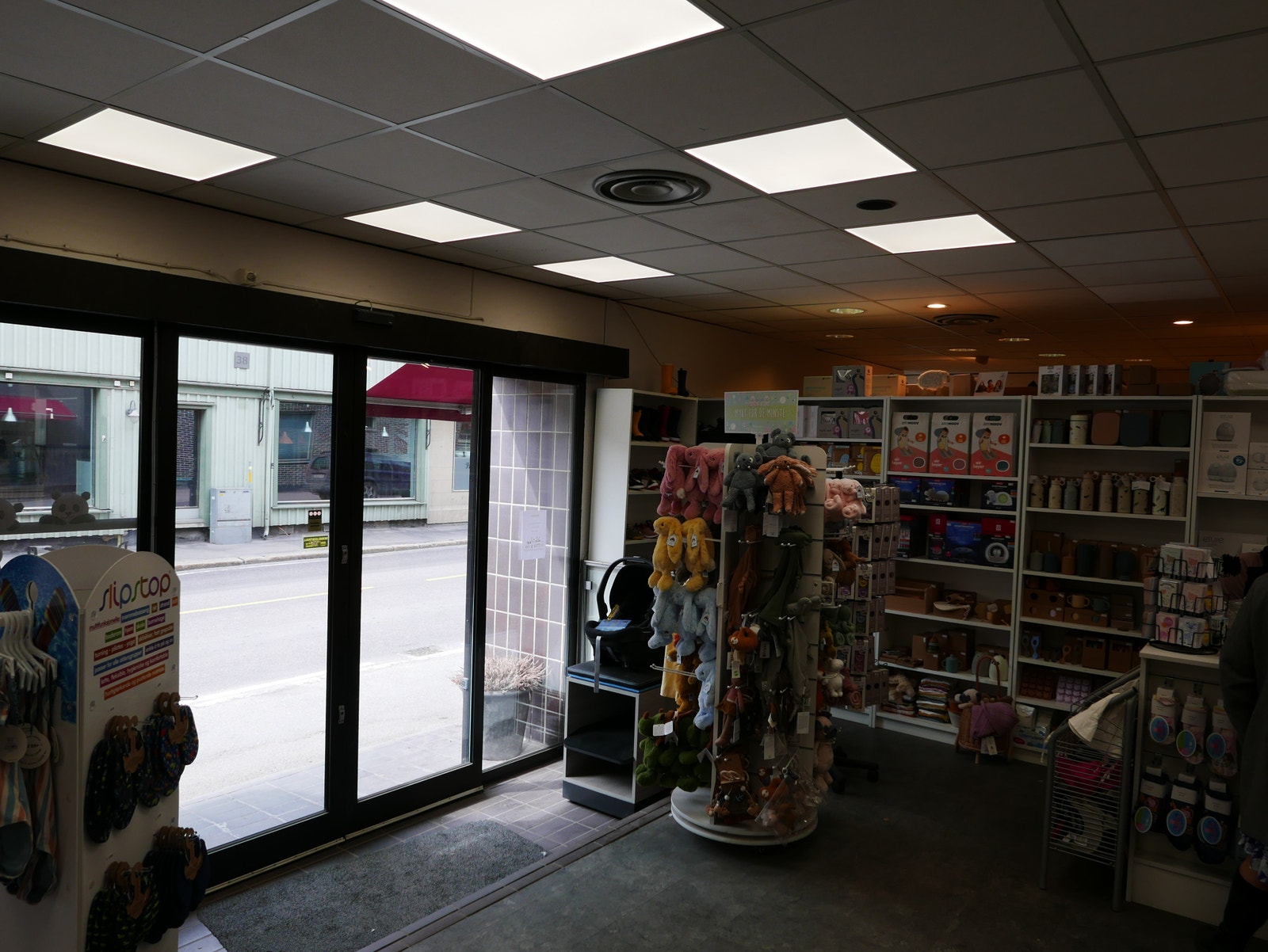 Inngangsparti til dagens butikkdel Galleribilde