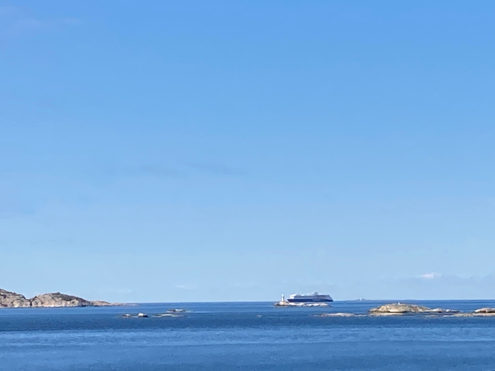 Utsikt fra terrassen Galleribilde