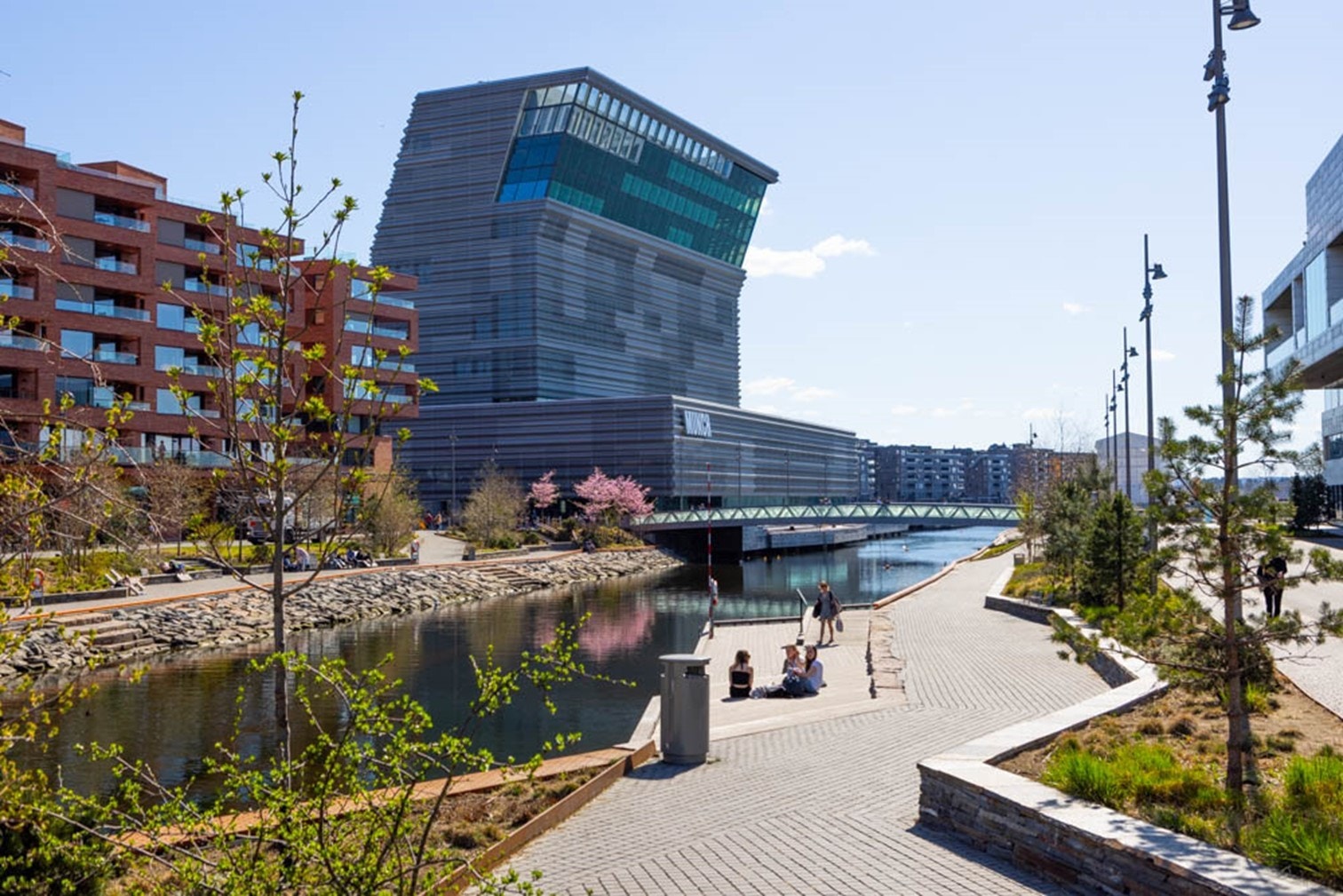 Munch museum - Sørenga i bakgrunnen Galleribilde