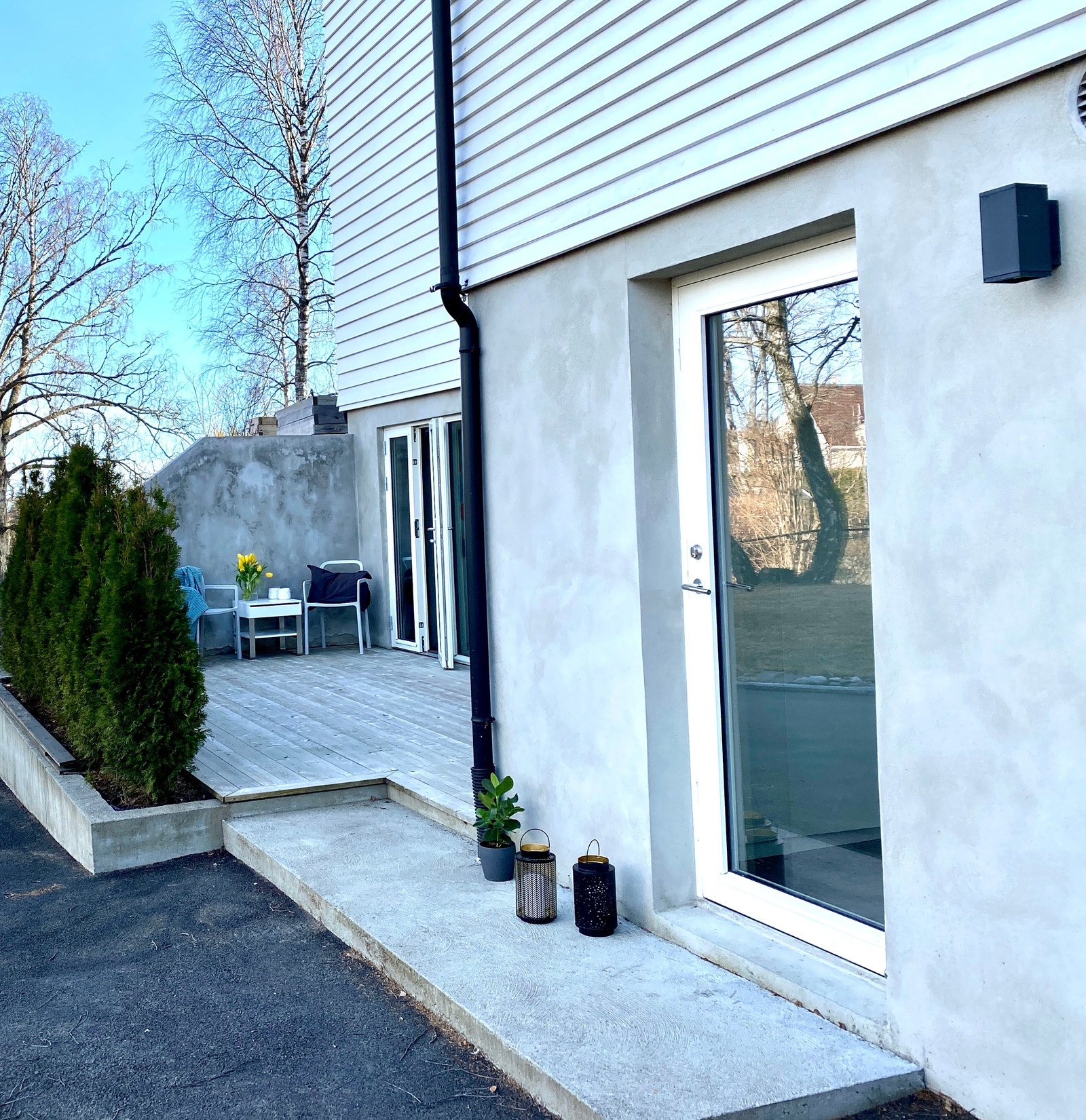 Inngang ved terrassen Galleribilde