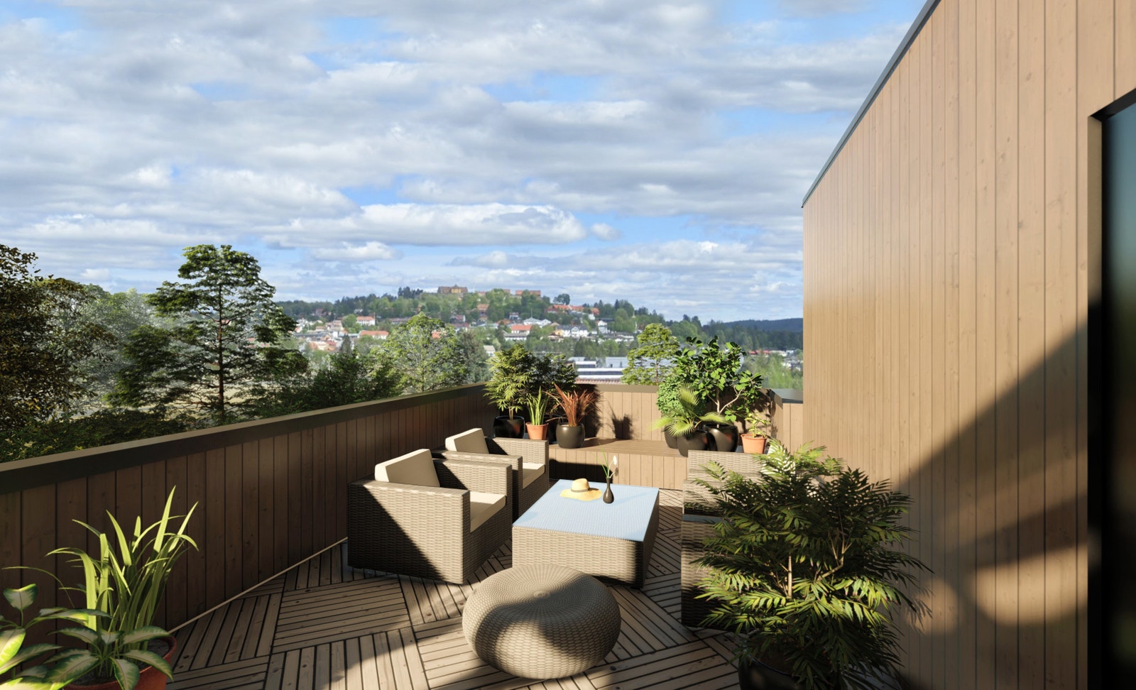 Utsikt mot Kongsvinger Festning Galleribilde