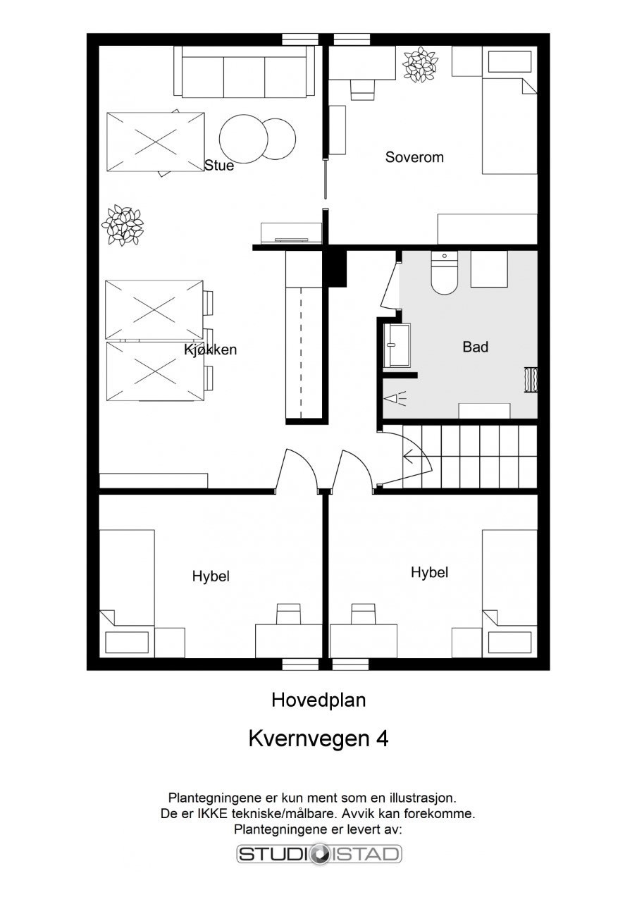 Planskisse (kun for illustrasjon) Galleribilde