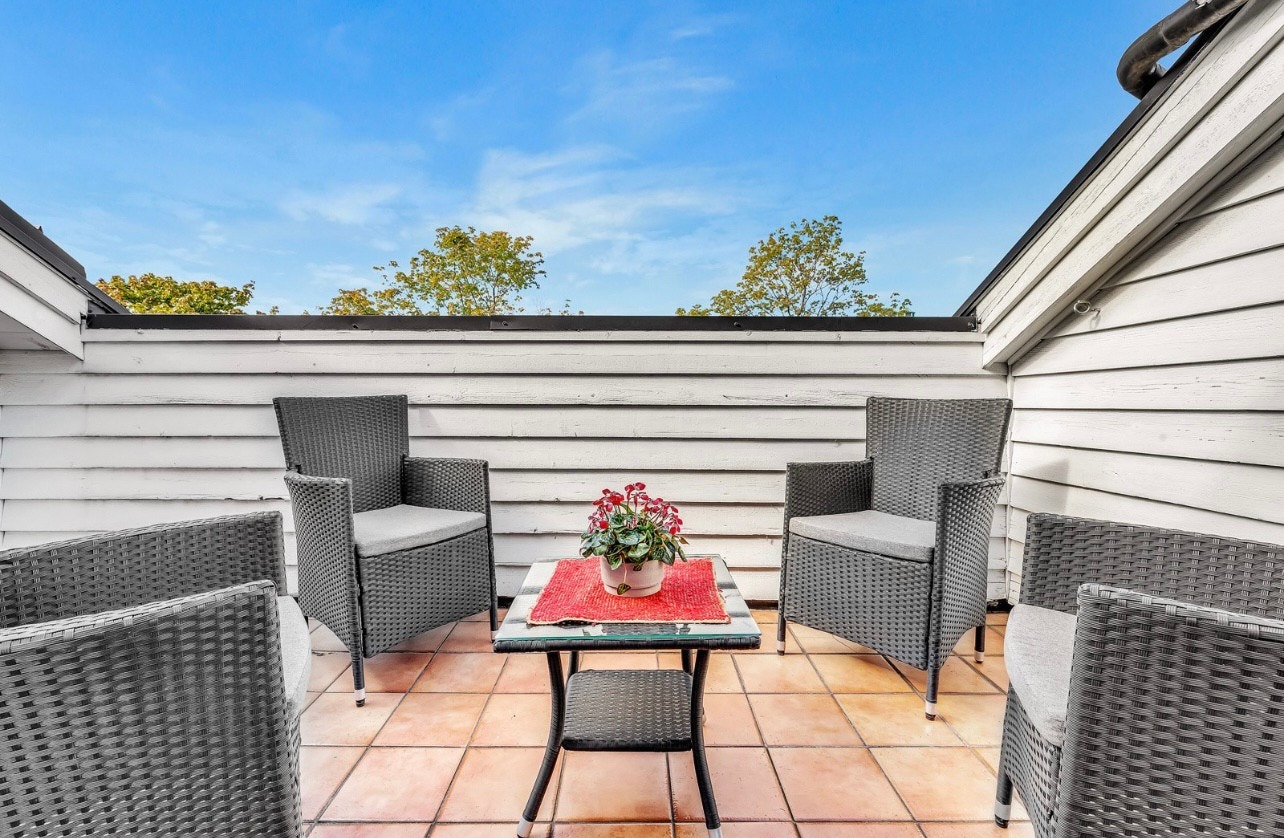 sameiet har felles takterrasse Galleribilde