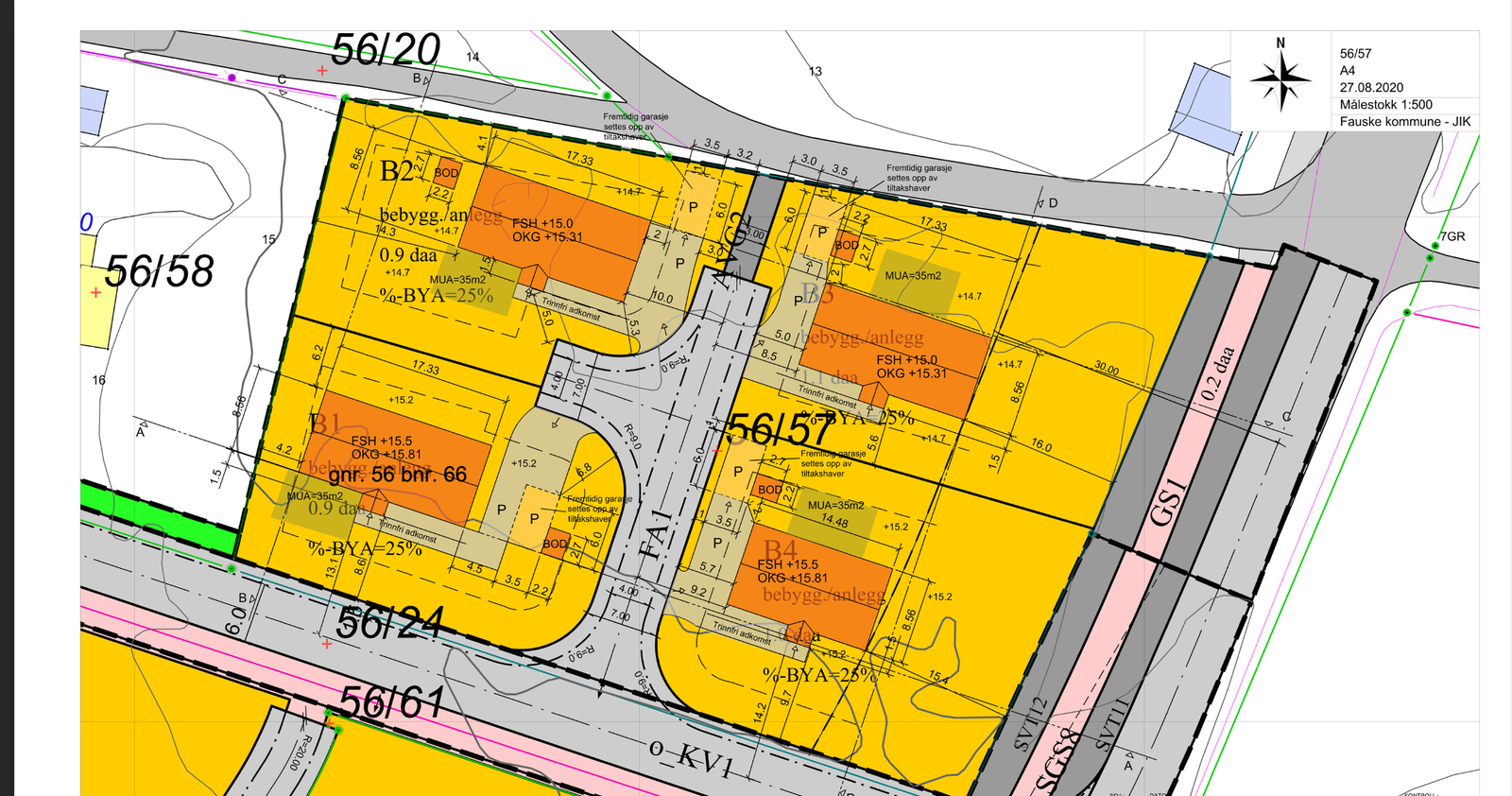 Situasjonsplan Galleribilde