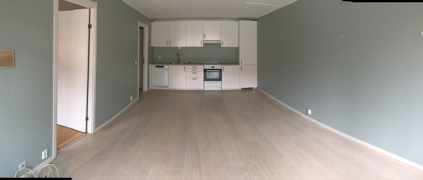 Kjøkken integrert i stue Galleribilde