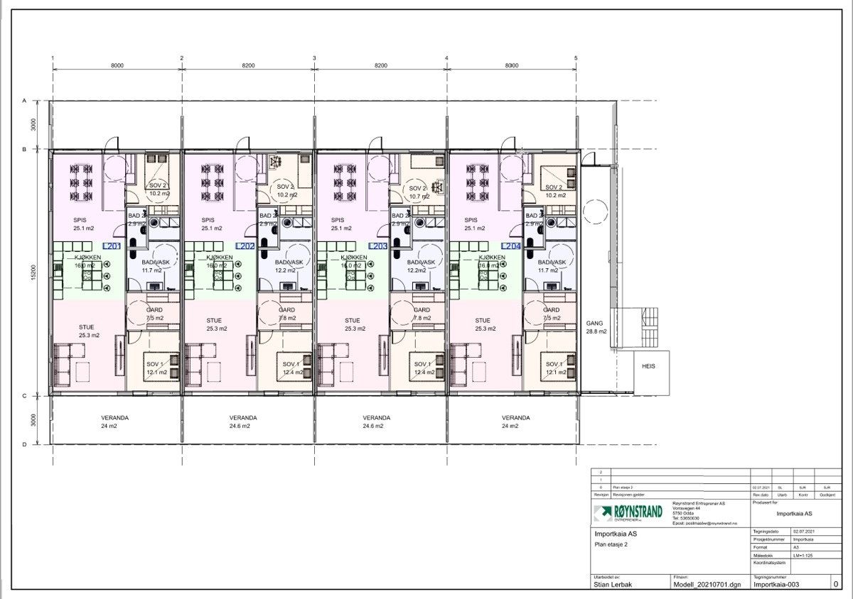 Importkaien 2.etg Galleribilde
