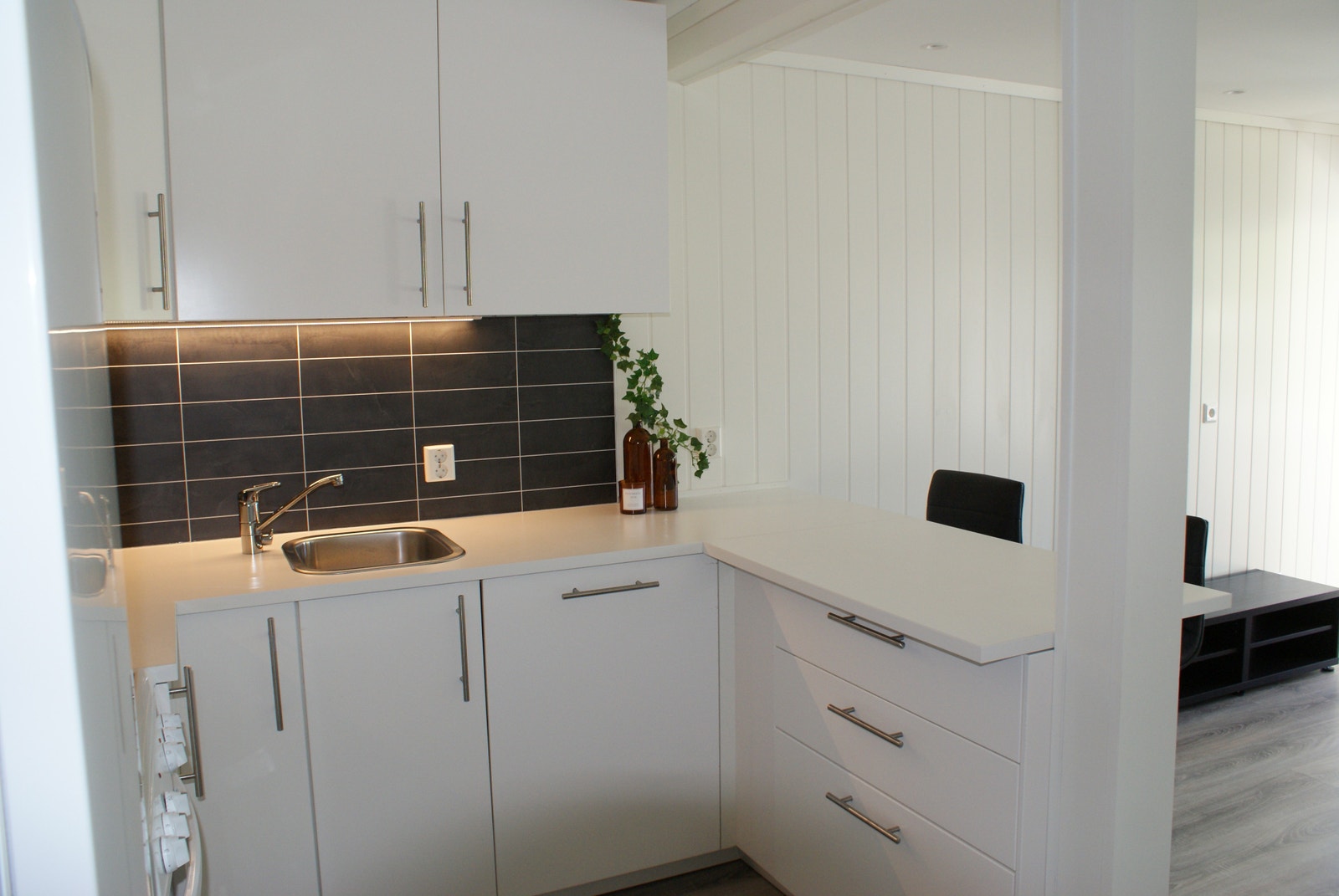 Kjøkken integrert oppvaskmaskin Galleribilde