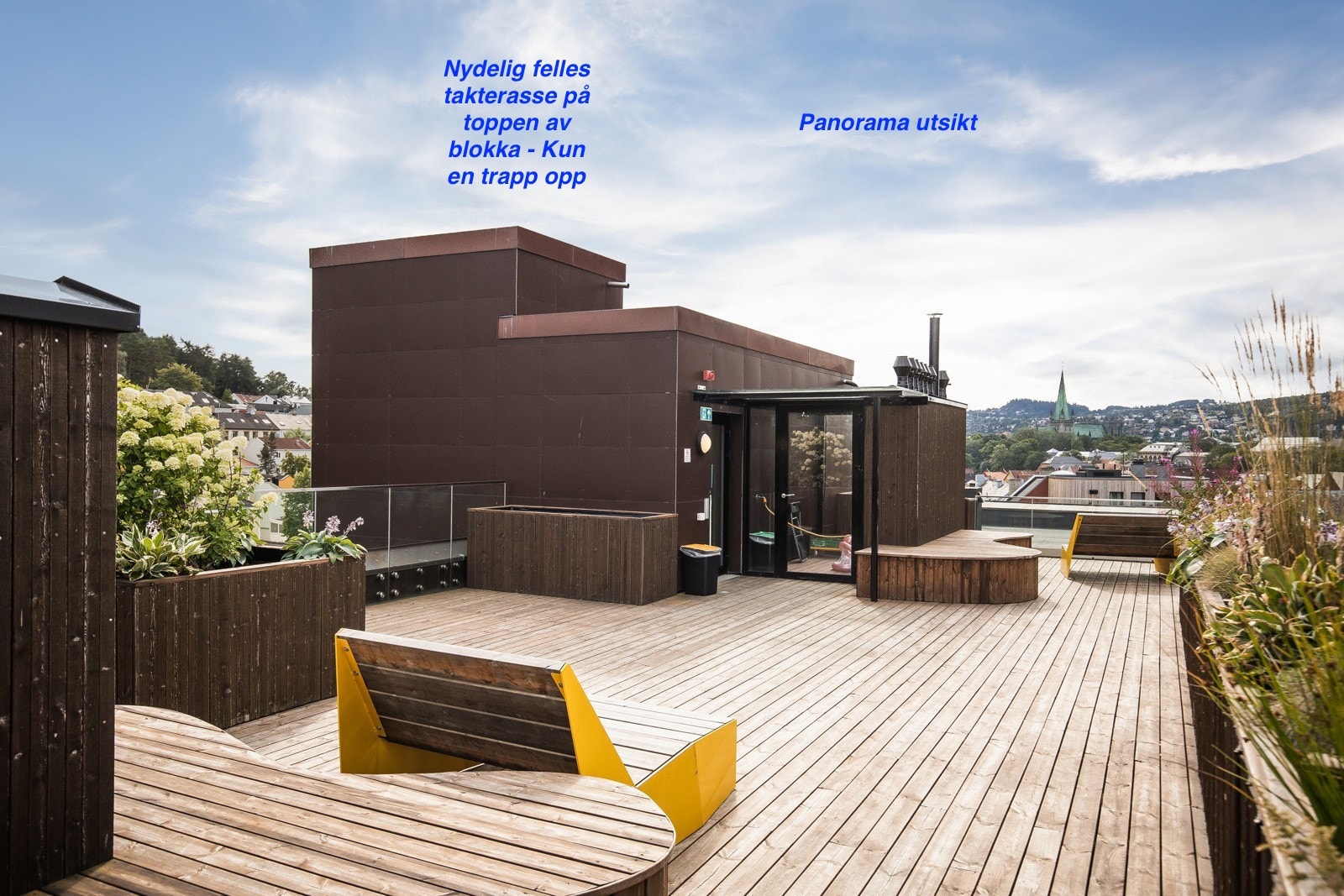 Flott takterasse 360 Galleribilde