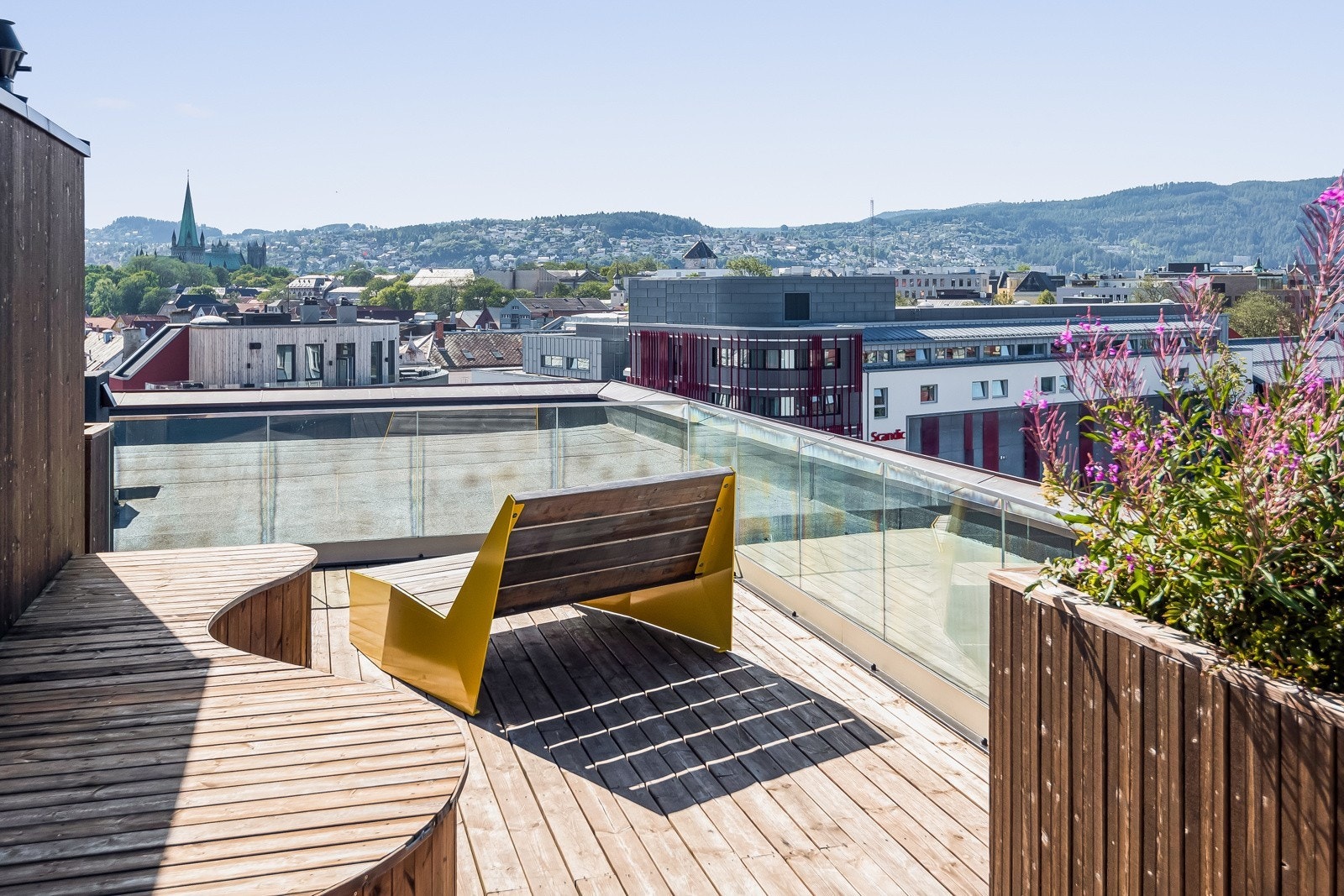 Flott takterasse 360 Galleribilde