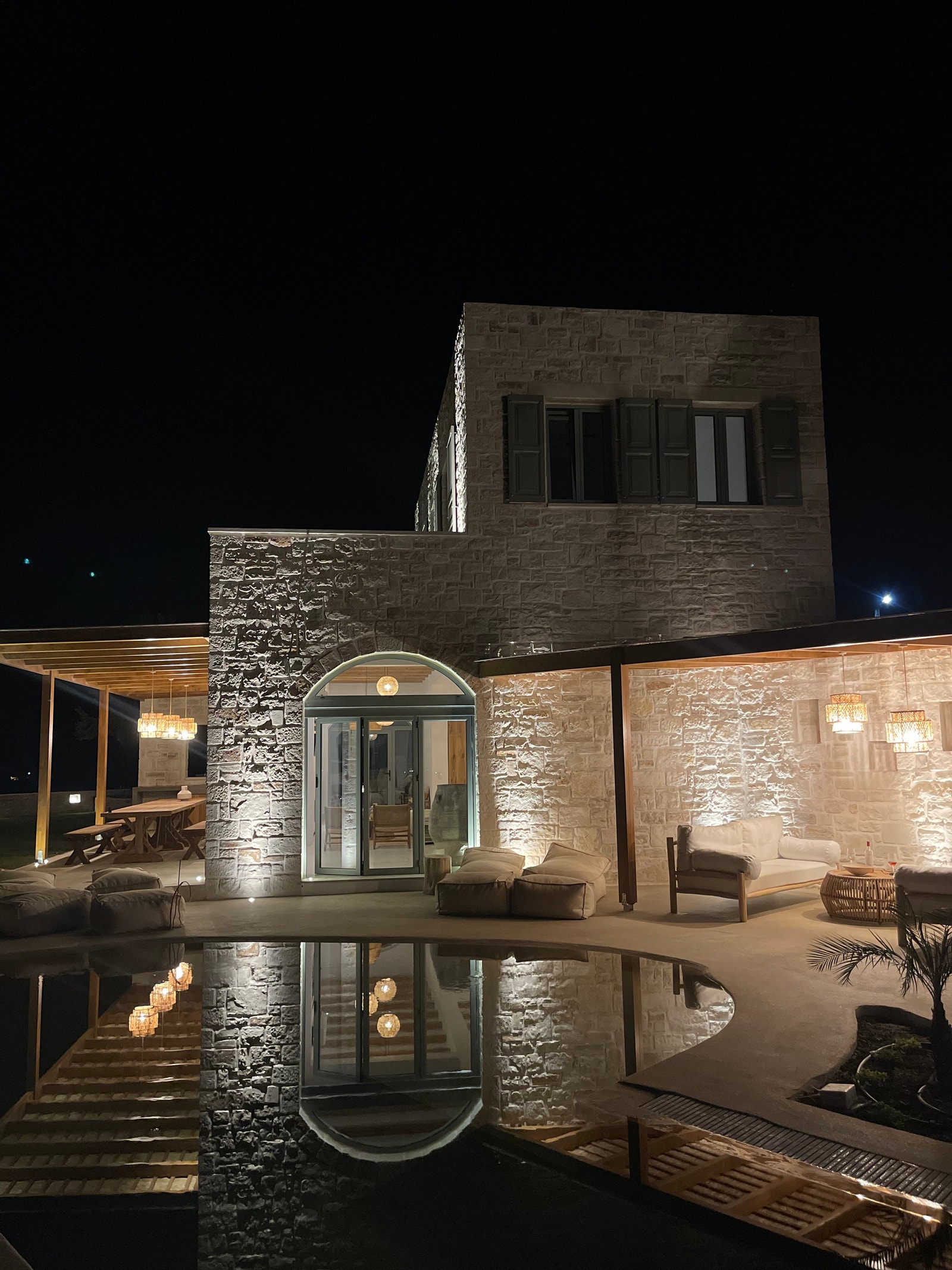 Fint opplyst om kvelden Galleribilde