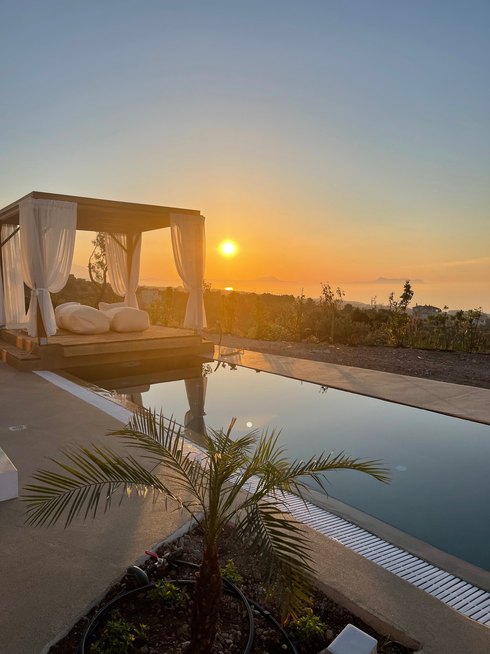 Magisk solnedgang Galleribilde