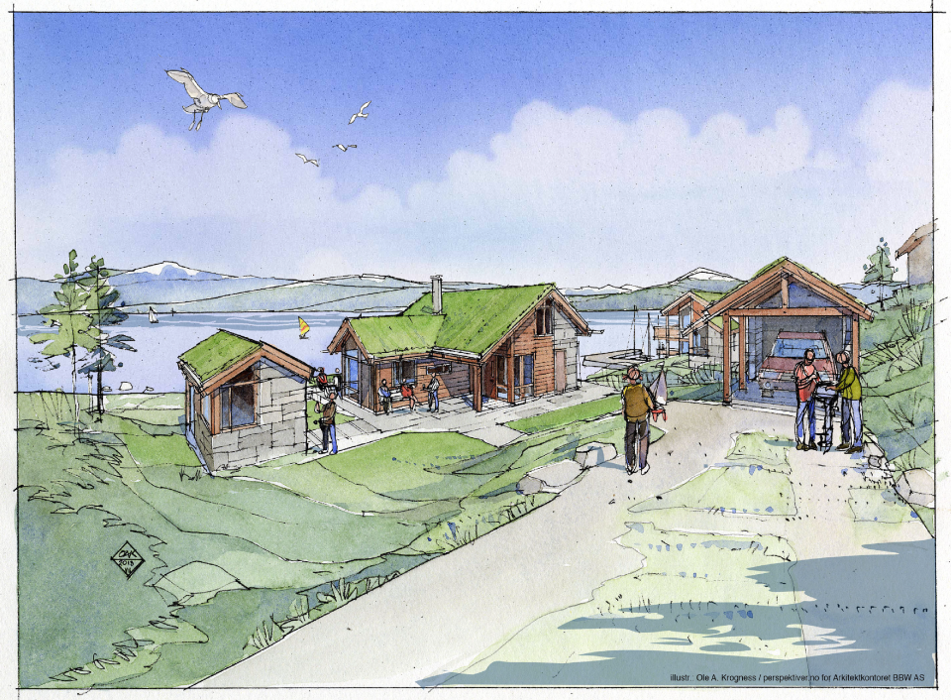 Hyttekonsept utviklet av Arkitektkontoret BBW AS Galleribilde