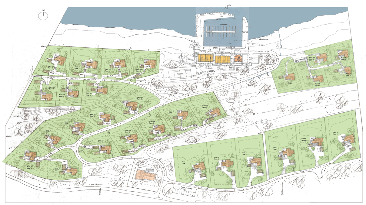 Situasjonsplan/bebyggelsesplan Galleribilde