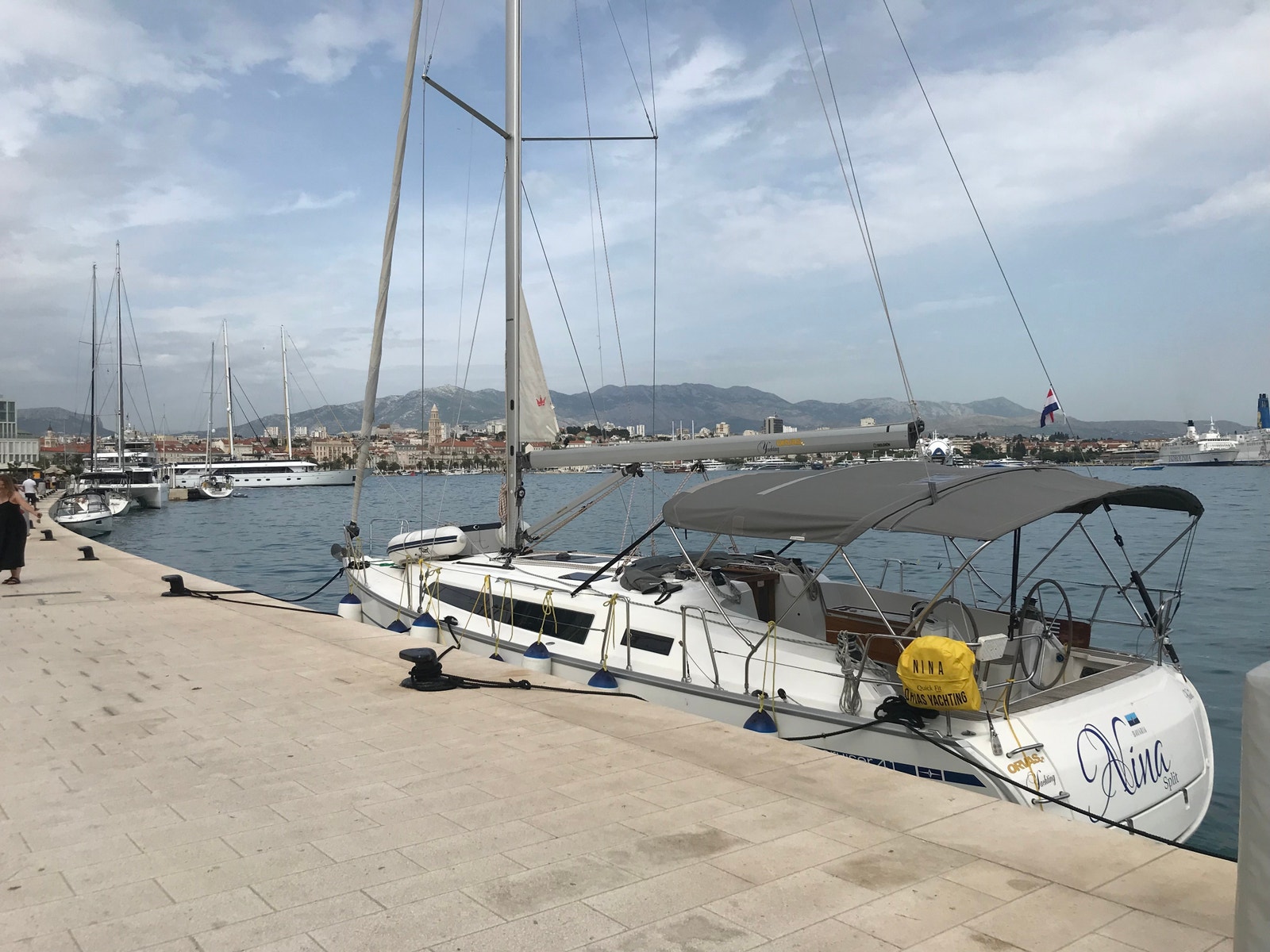 Split langs strandpromenaden Galleribilde