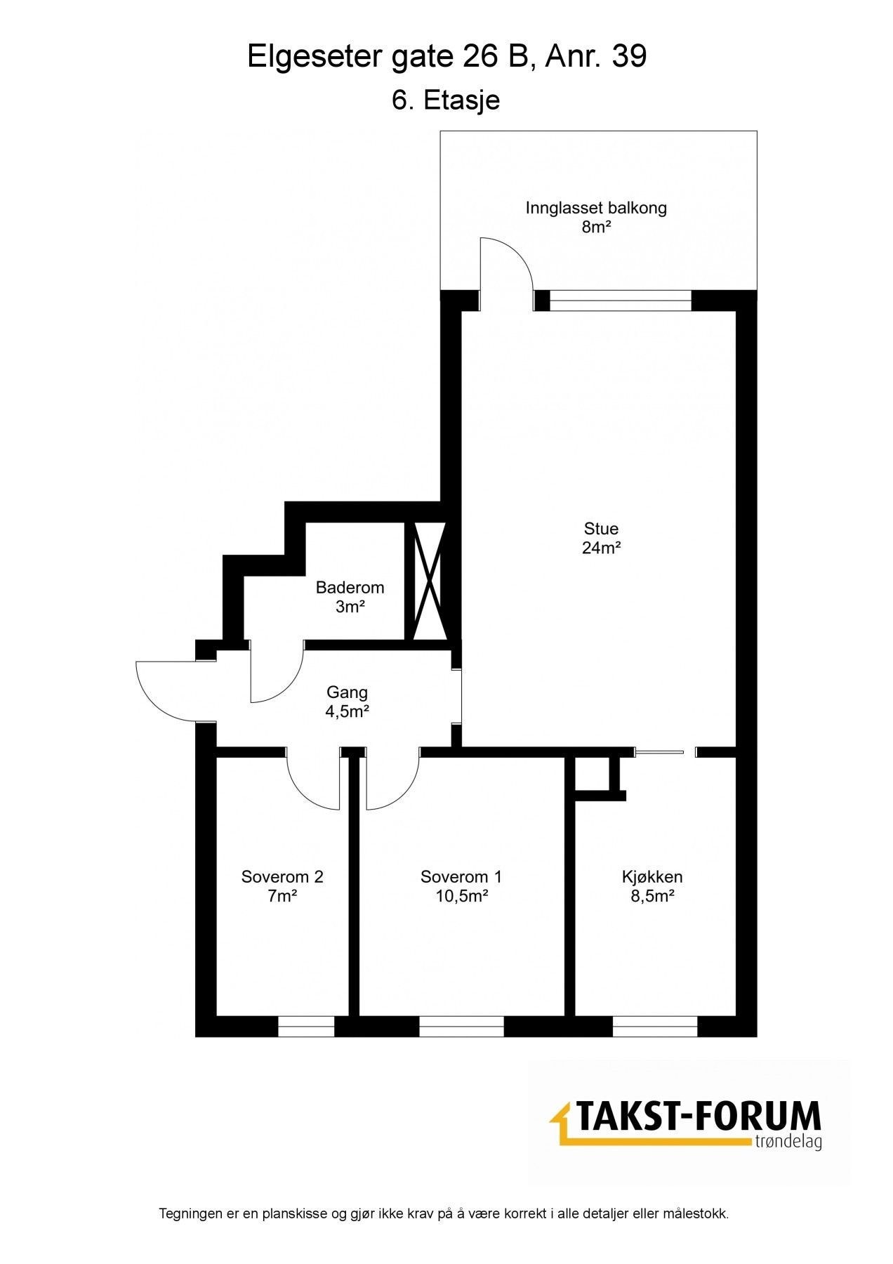 Planløsning. Galleribilde