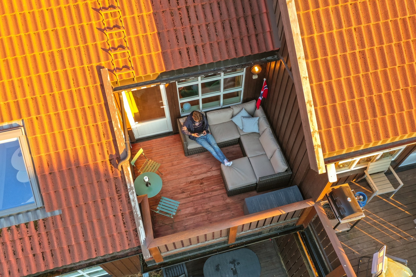 Grill er kommet på plass etter at bildet er tatt! Galleribilde