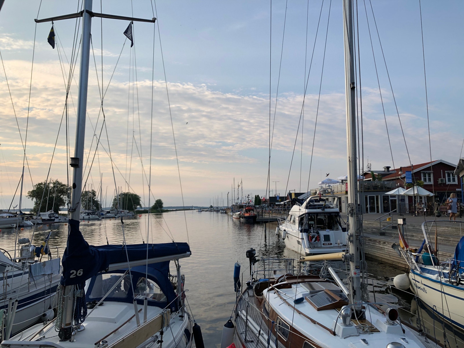 Havnen i Mariestad Galleribilde