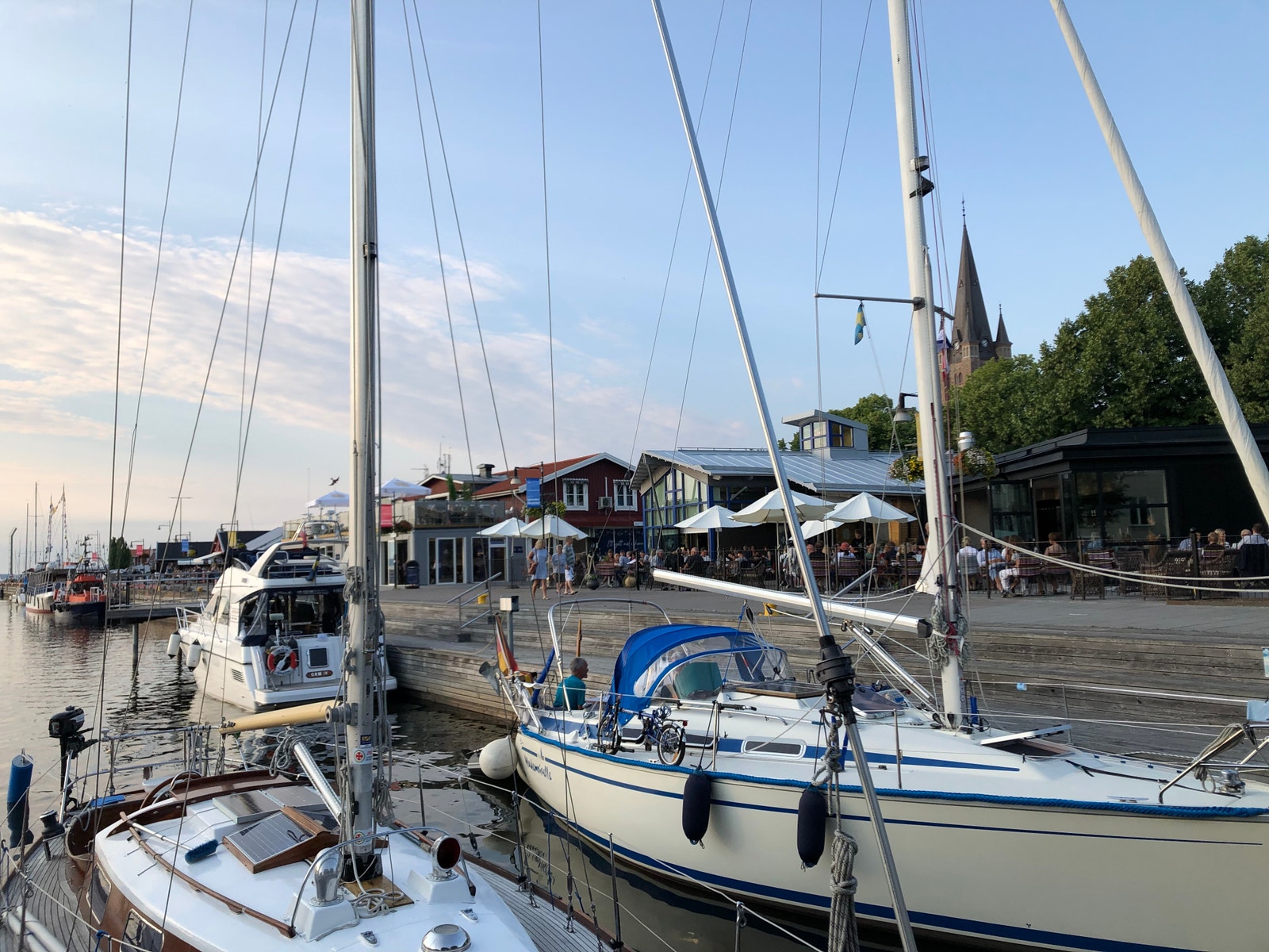 Havnen i Mariestad Galleribilde