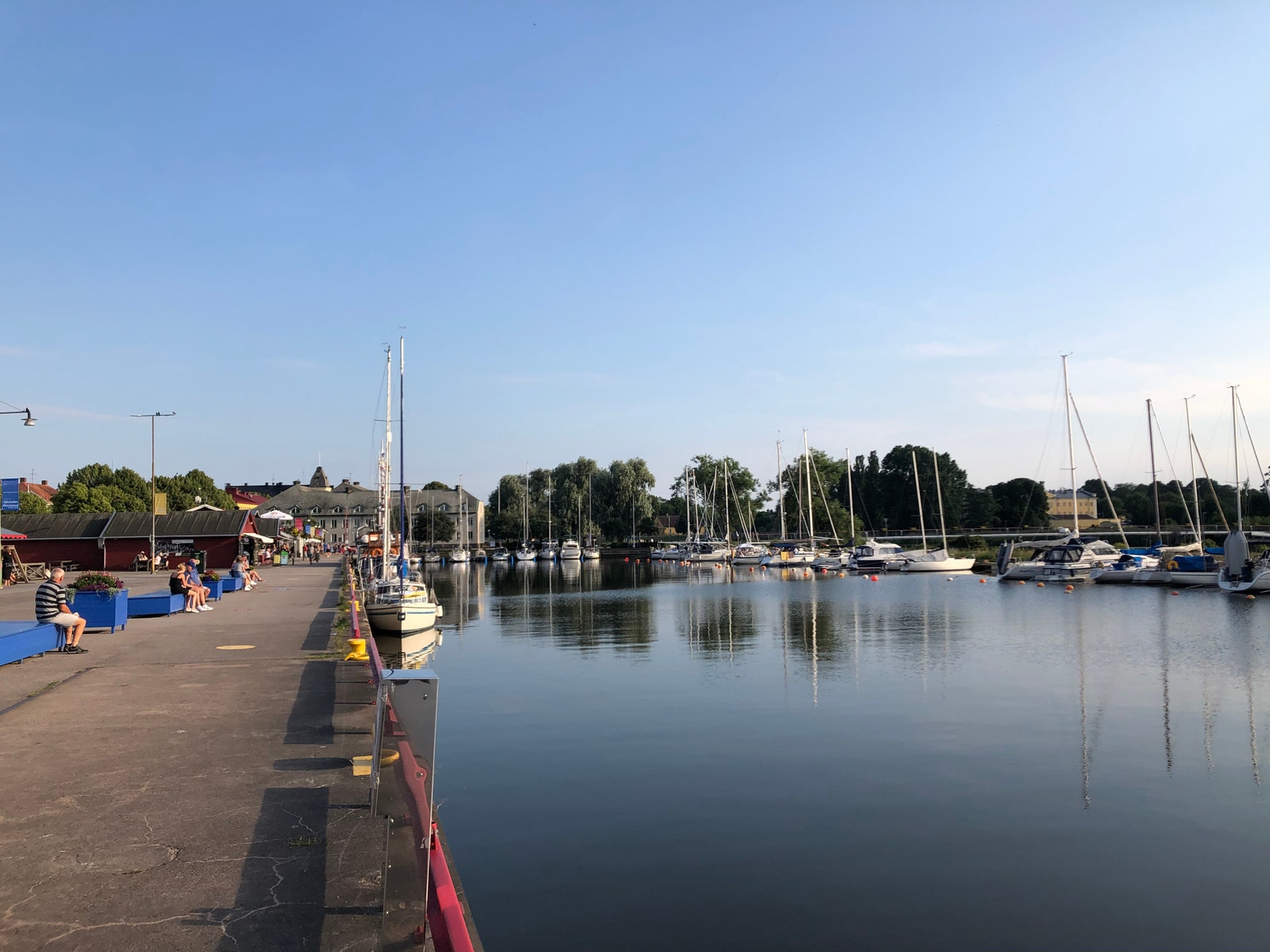 Havnen i Mariestad Galleribilde