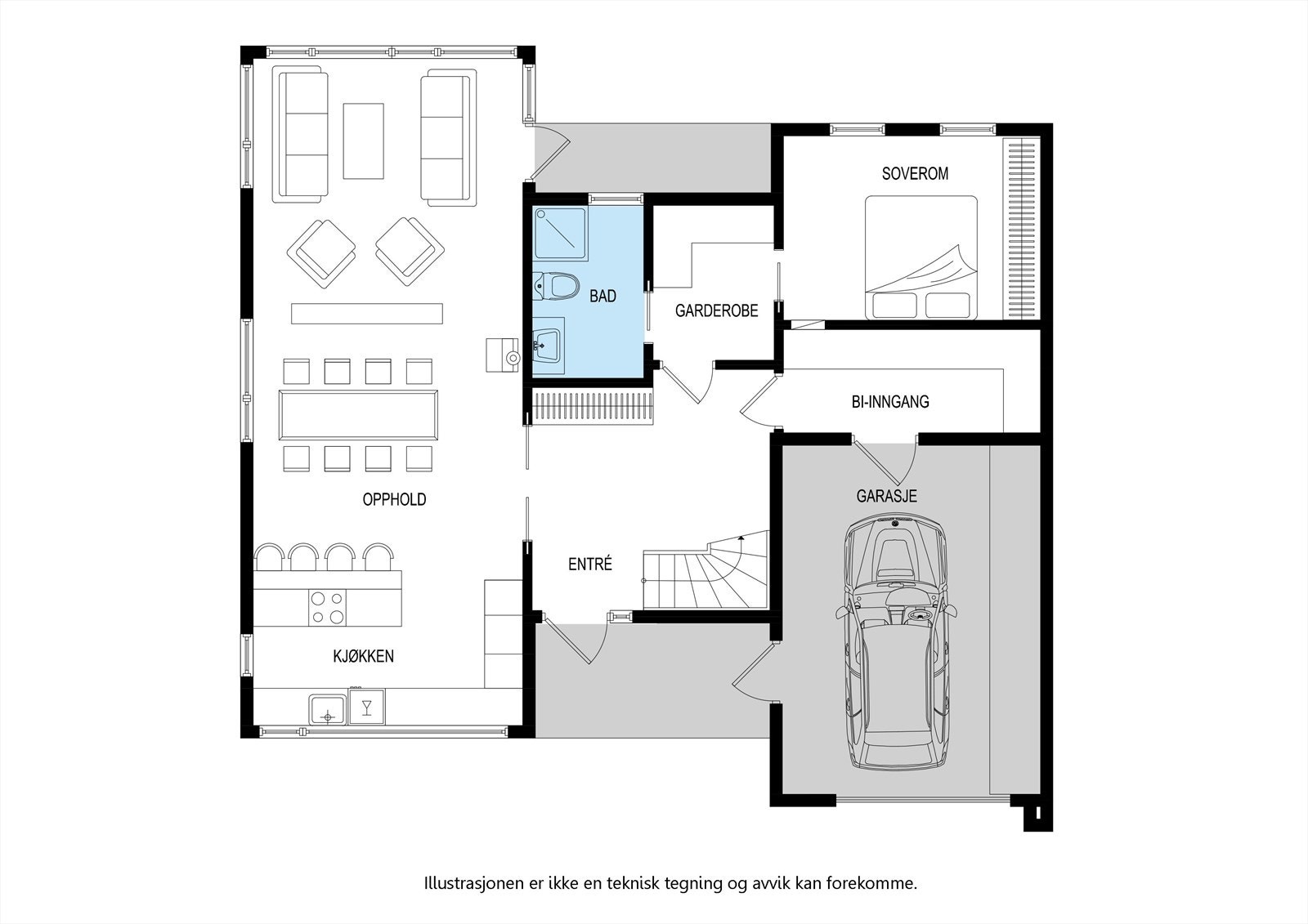 Hus tomt 1 Galleribilde