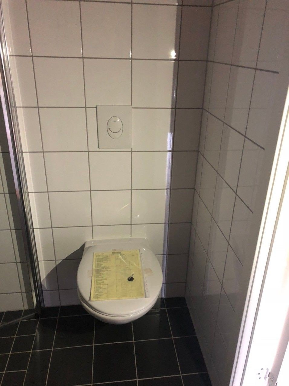 Vegghengt toalett Galleribilde