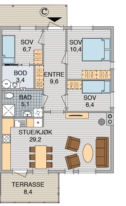 Seksjon 3 og 9 Galleribilde