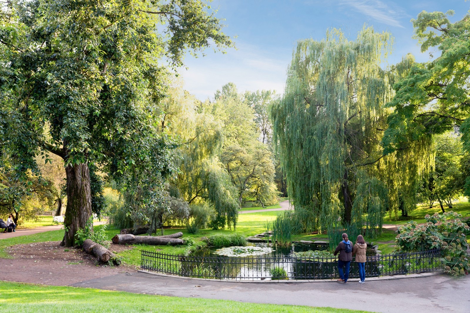 Området rundt Carl Berner byr på flere flotte og frodige grøntarealer, som f.eks. Botanisk hage. Galleribilde