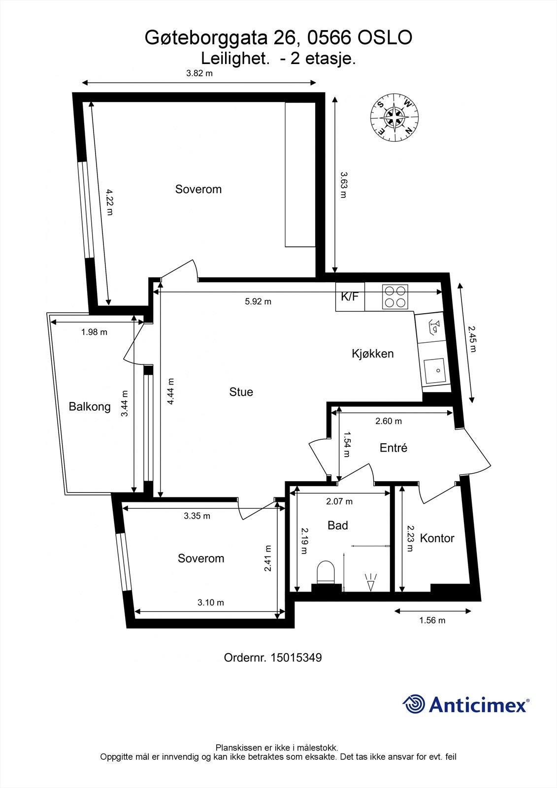 Plantegning. Galleribilde