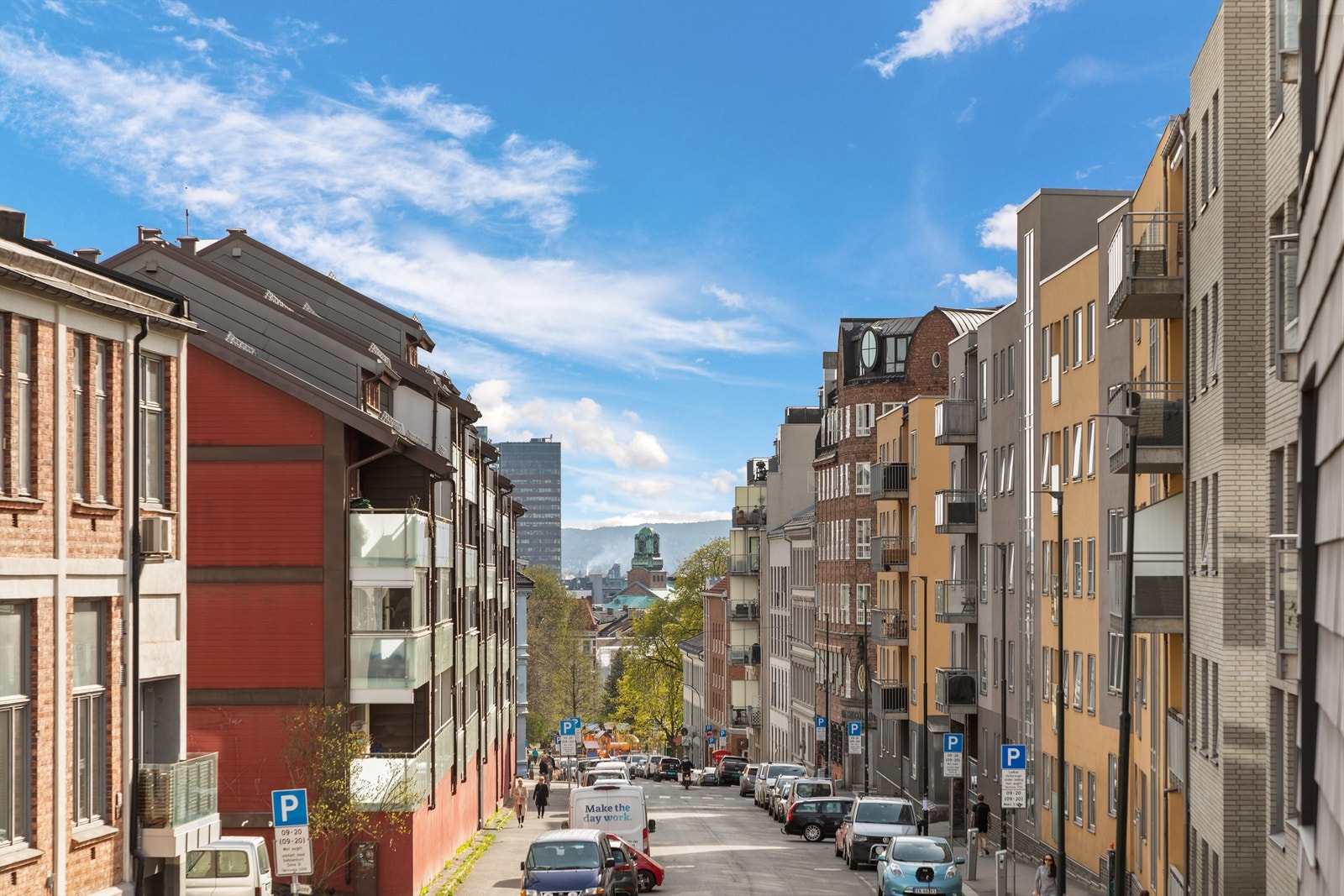 Utsikt fra balkongen. Galleribilde