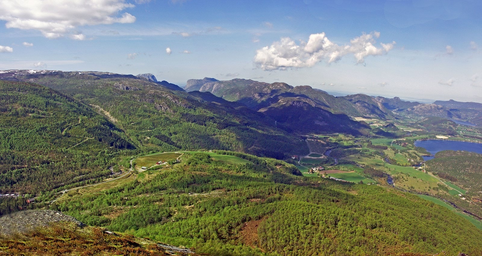 Utsikt Fjellsenden Galleribilde