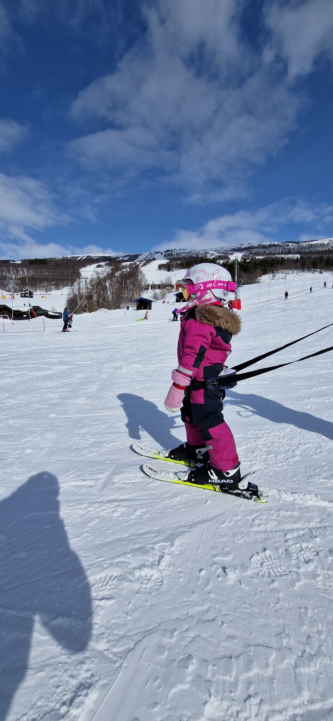 Barnebakken er gratis for de minste og perfekt for å lære seg å stå på ski fra ung alder Galleribilde