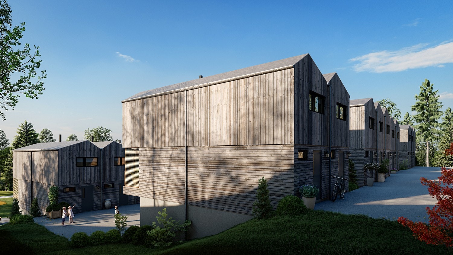 Arkitekttegnede HYTer, det er lagt stor vekt på planløsning og detaljer! Galleribilde