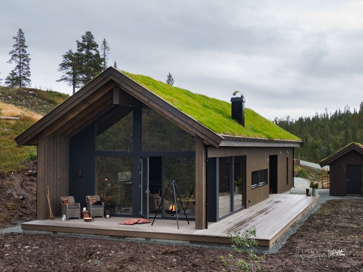 Illustrasjon av tilsvarende hytte Galleribilde