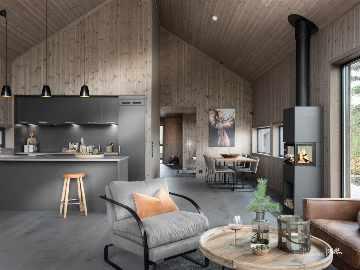 Illustrasjon av tilsvarende hytte Galleribilde