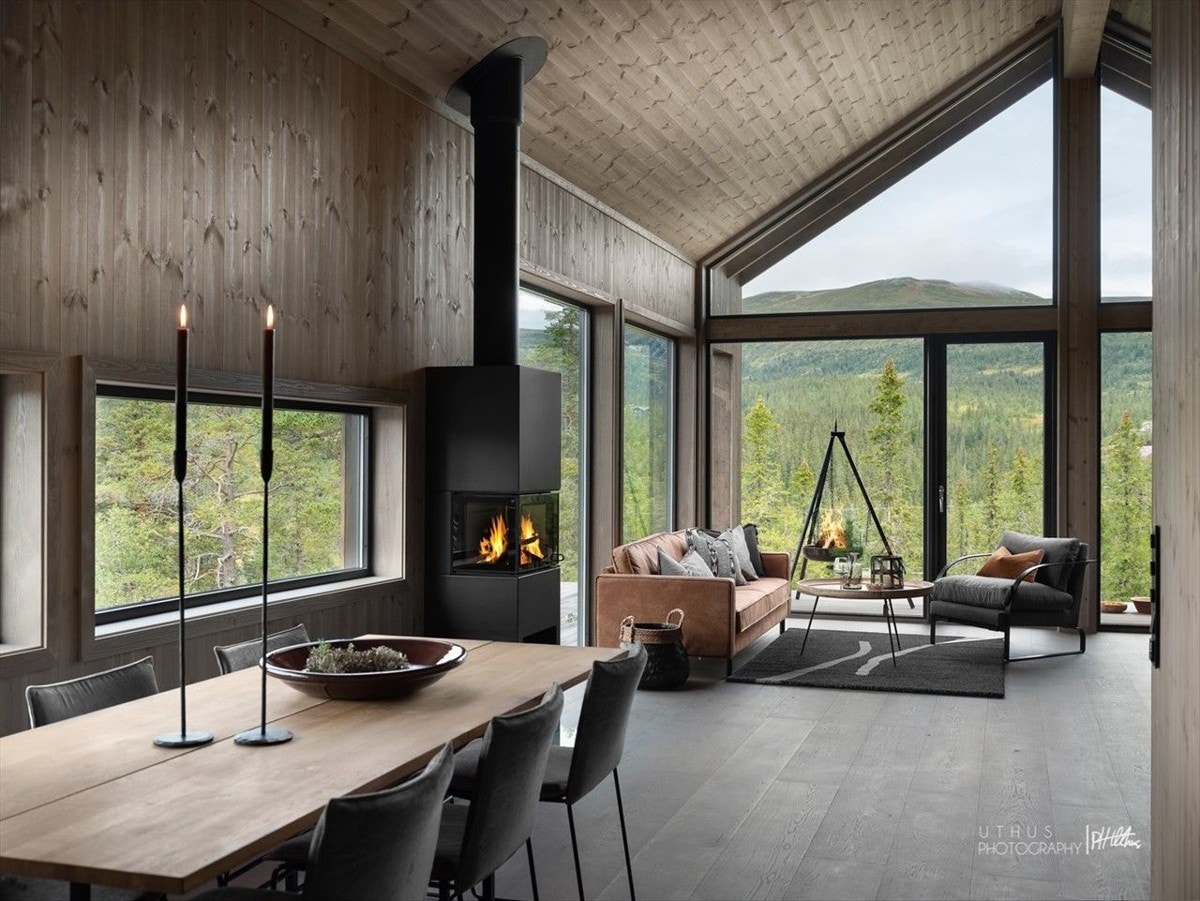 Illustrasjon av tilsvarende hytte Galleribilde