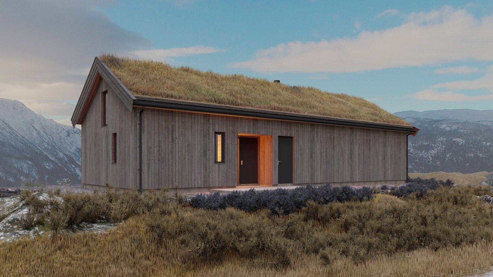 Illustrasjon av tilsvarende hytte Galleribilde